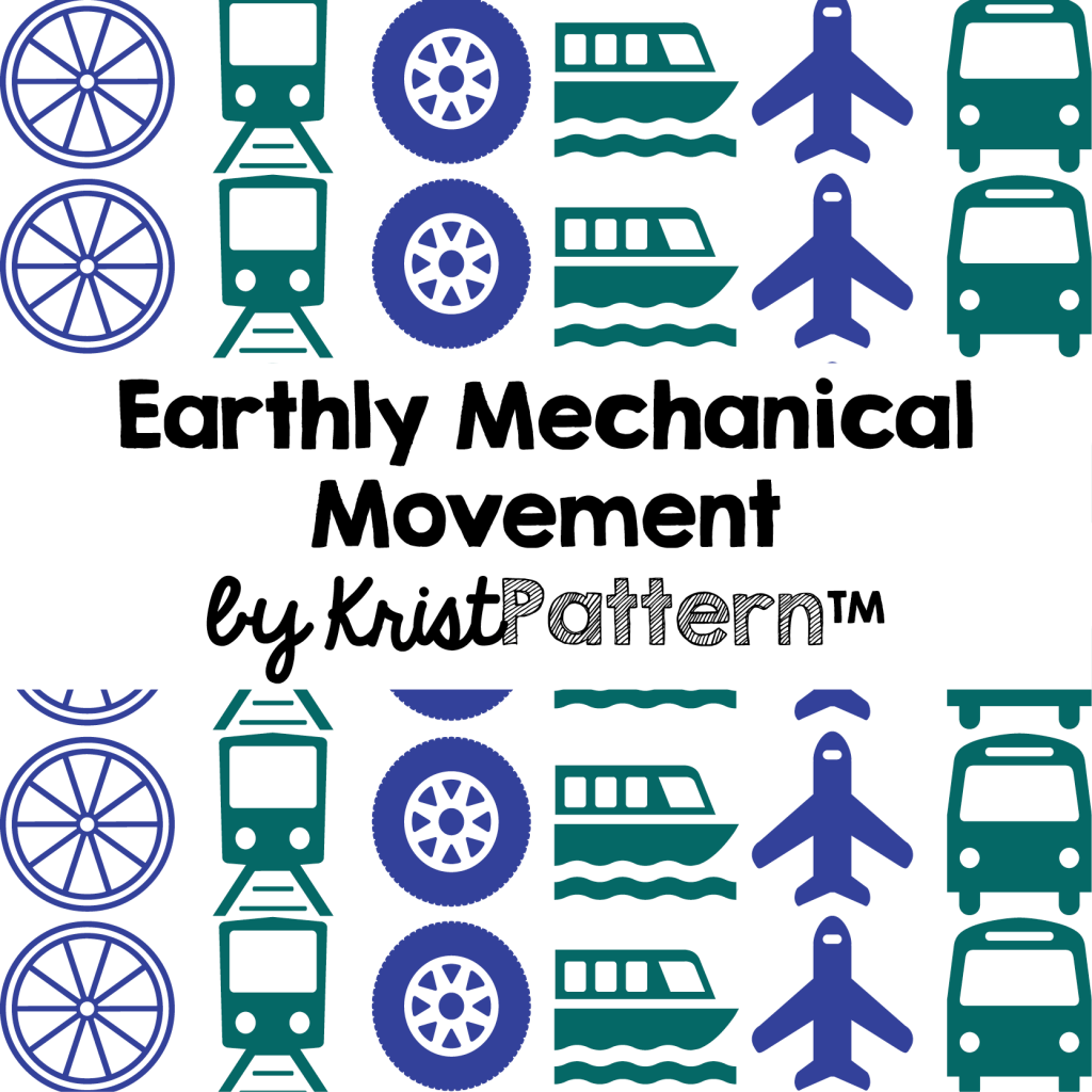 Earthly Mechanical Movement by KristPattern available on Spoonflower.com